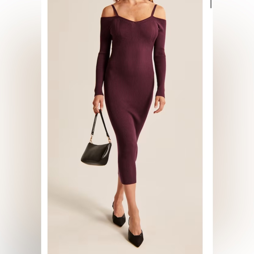 A&F Strappy Midi Sweater Dress